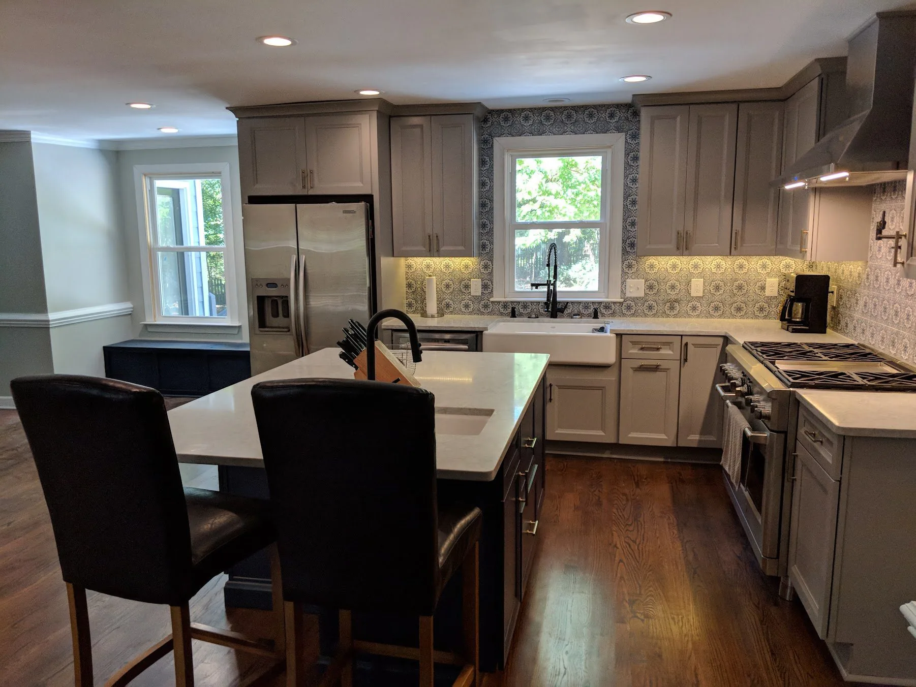 Completed Raleigh interior remodeling project